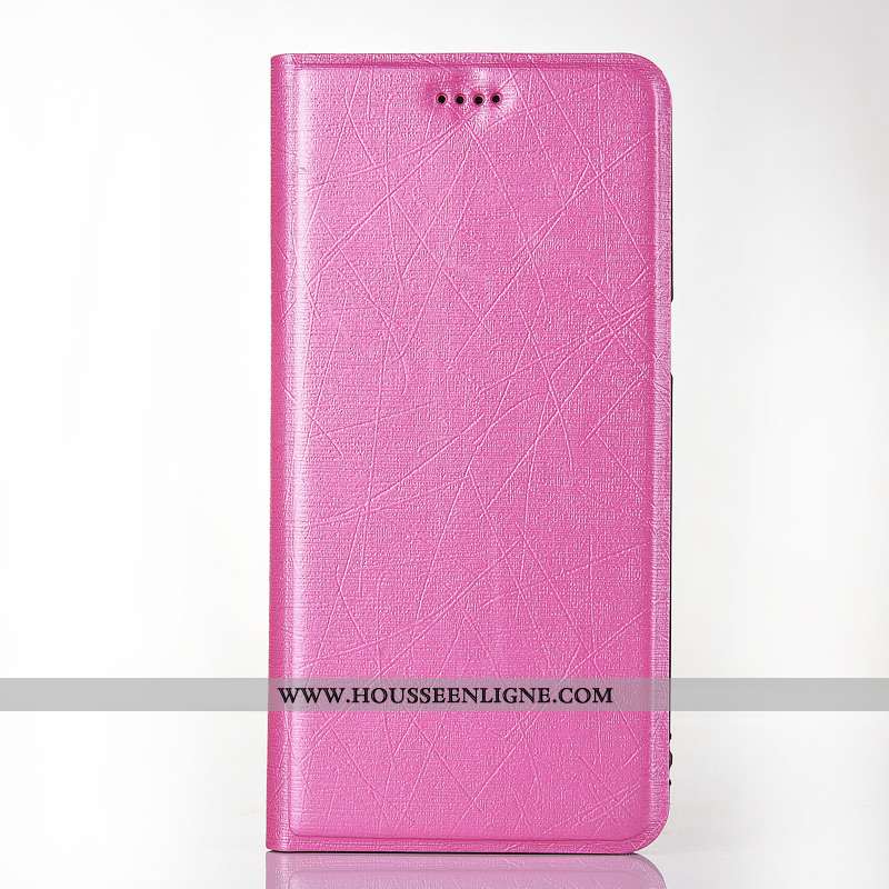 Coque Lg V30 Cuir Modèle Fleurie Noir Soie Protection Incassable Housse
