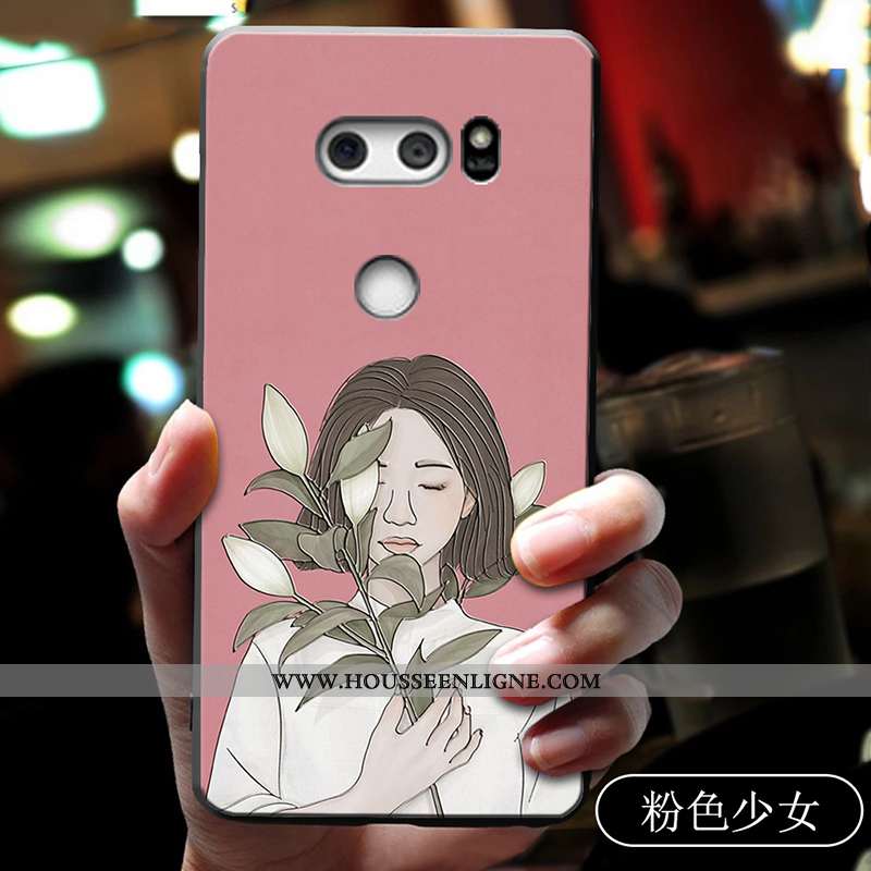 Coque Lg V30 Personnalité Dessin Animé Téléphone Portable Personnalisé Fluide Doux Charmant Étui Ble