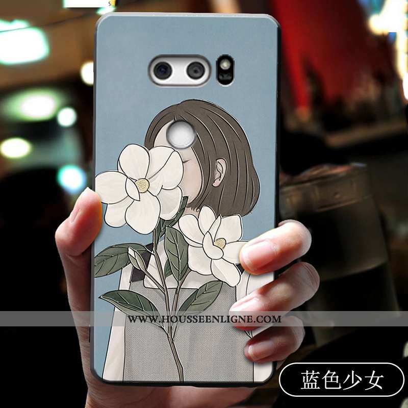 Coque Lg V30 Personnalité Dessin Animé Téléphone Portable Personnalisé Fluide Doux Charmant Étui Ble