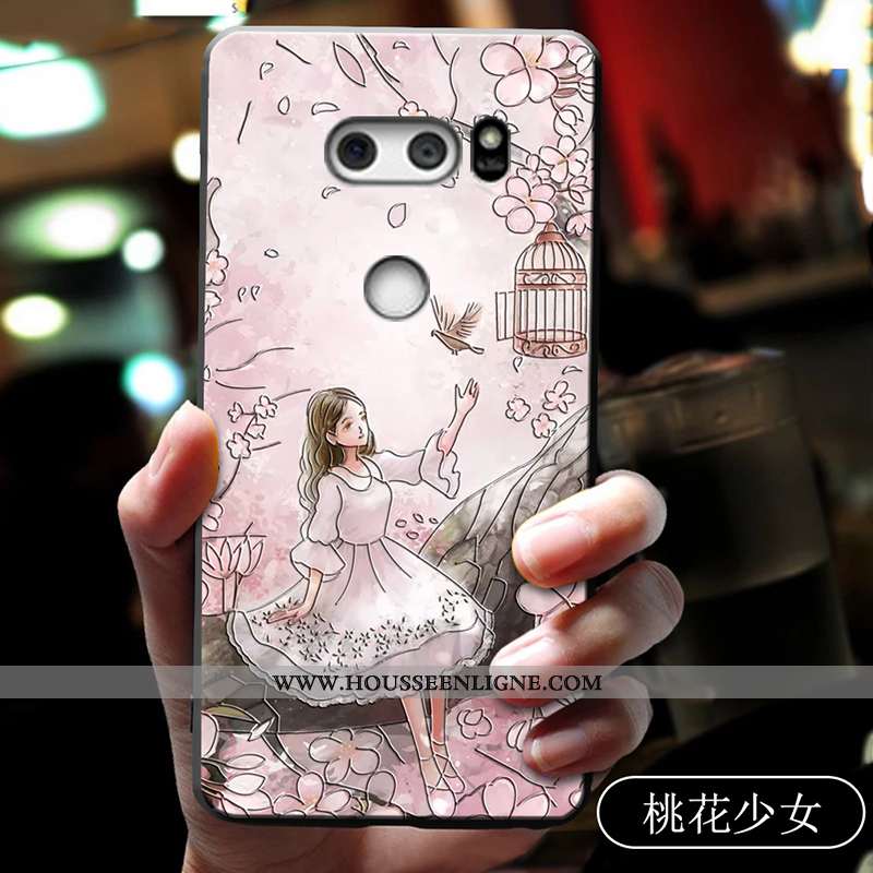 Coque Lg V30 Personnalité Dessin Animé Téléphone Portable Personnalisé Fluide Doux Charmant Étui Ble