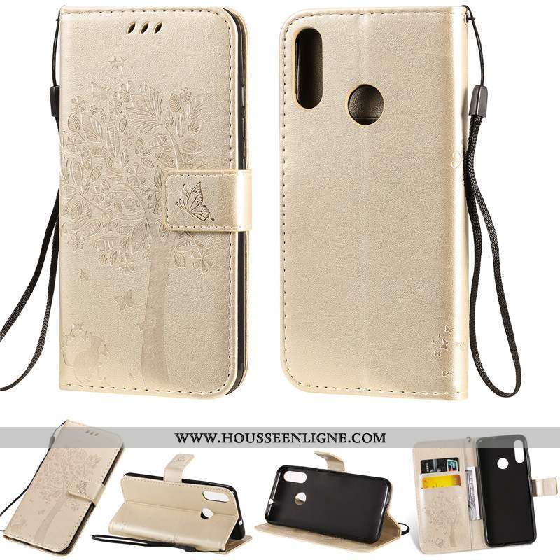 Coque Moto E6 Plus Cuir Protection Rose Étui Incassable Téléphone Portable