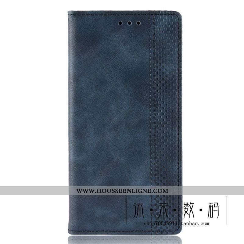 Coque Moto G Pro Cuir Protection Noir Boucle Magnétique Étui Téléphone Portable