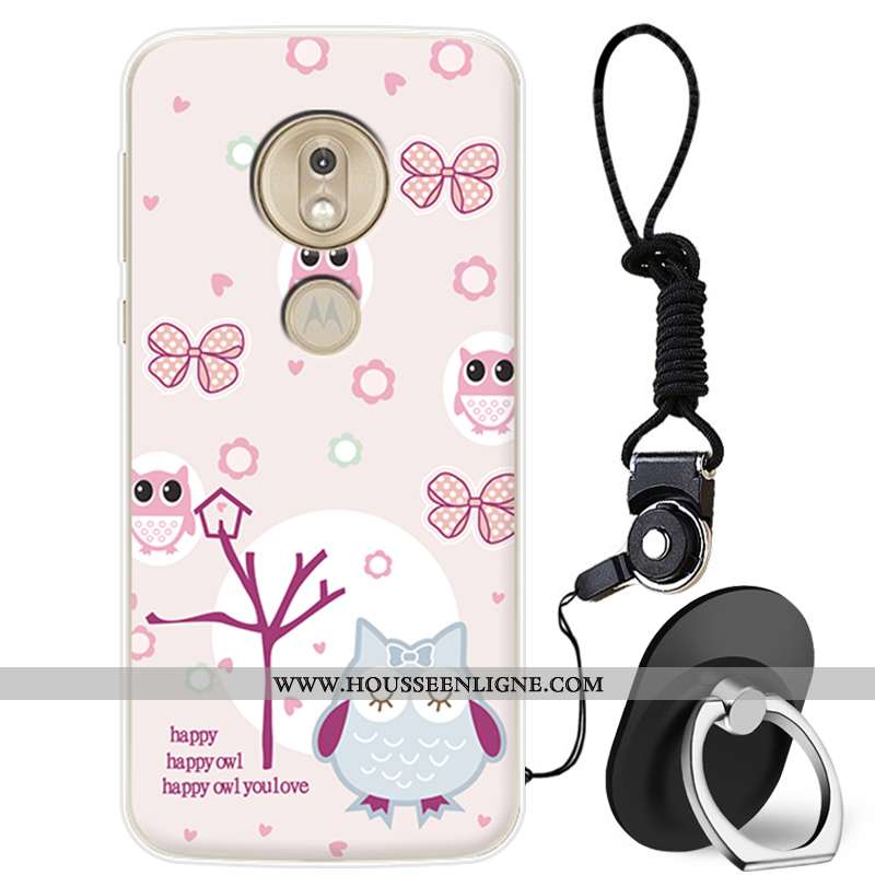Coque Moto G7 Play Protection Charmant Téléphone Portable Incassable Tout Compris Silicone Rose