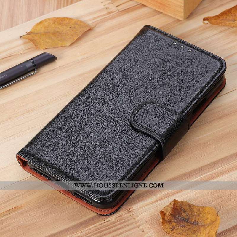 Coque Moto G7 Power Cuir Modèle Fleurie Protection Étui Téléphone Portable Marron