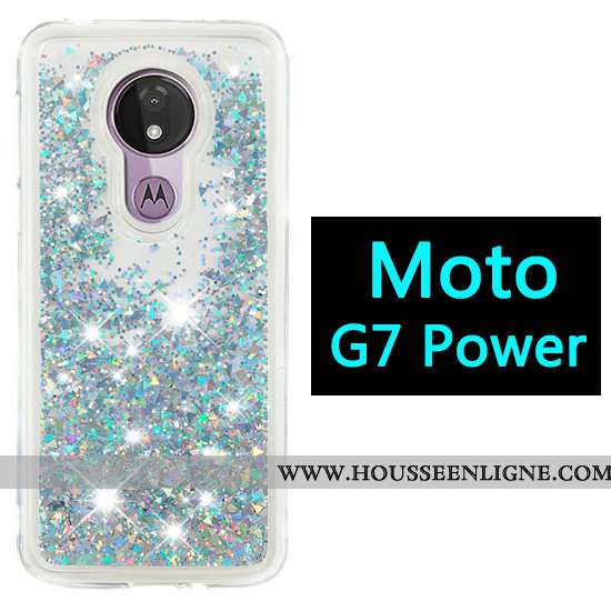 Coque Moto G7 Power Dessin Animé Violet Téléphone Portable Ballon Étui Incassable