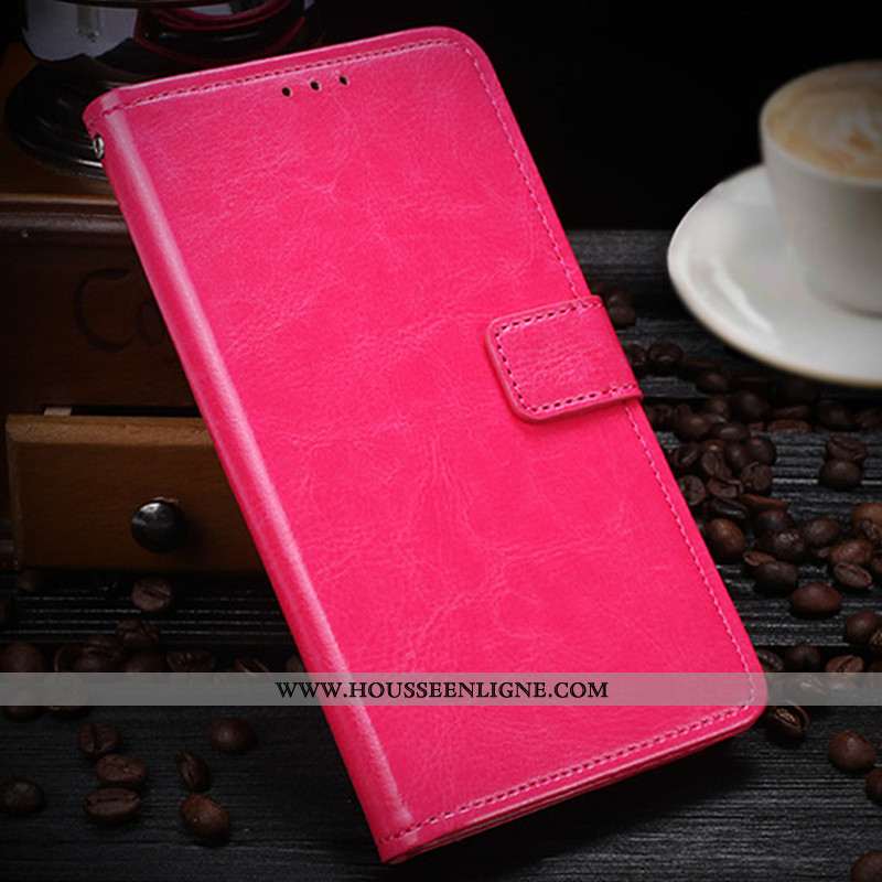 Coque Moto G7 Power Portefeuille Cuir Tout Compris Housse Étui Protection Marron