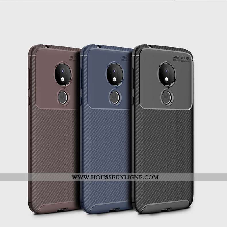Coque Moto G7 Power Protection Légère Fibre Tout Compris Étui Business Noir