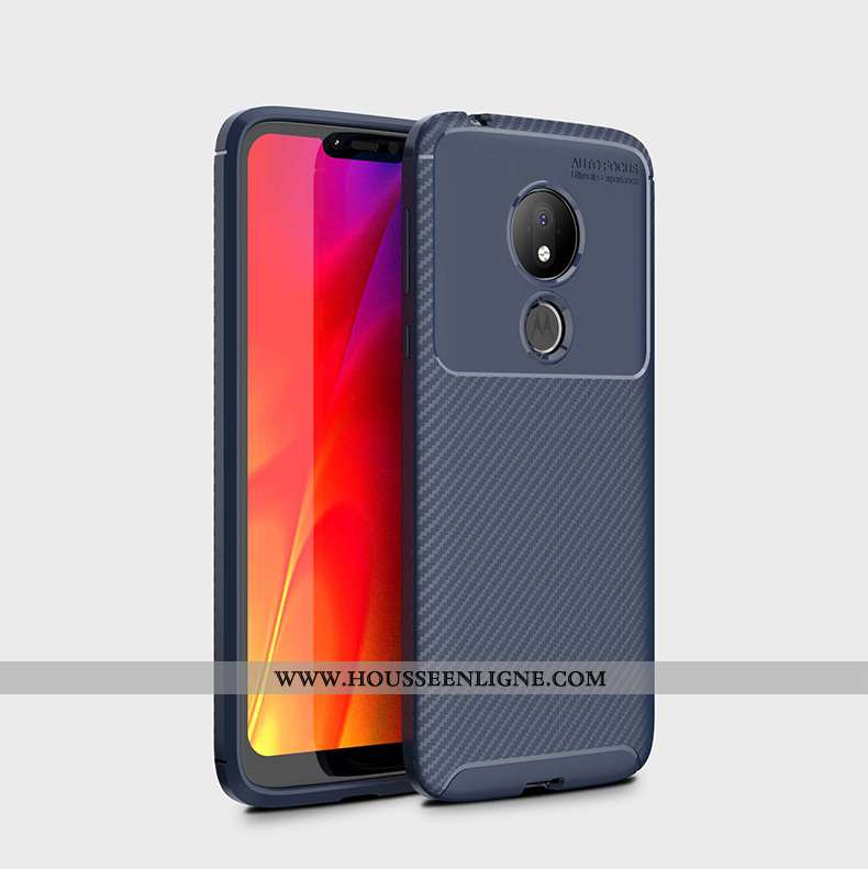 Coque Moto G7 Power Protection Légère Fibre Tout Compris Étui Business Noir