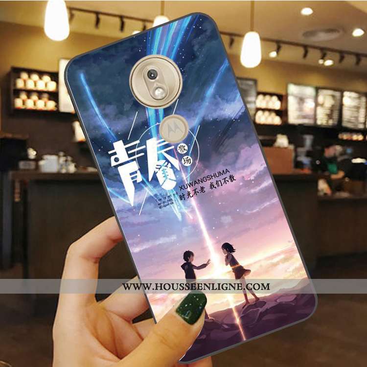 Coque Moto G7 Power Protection Noir Téléphone Portable Incassable Étui