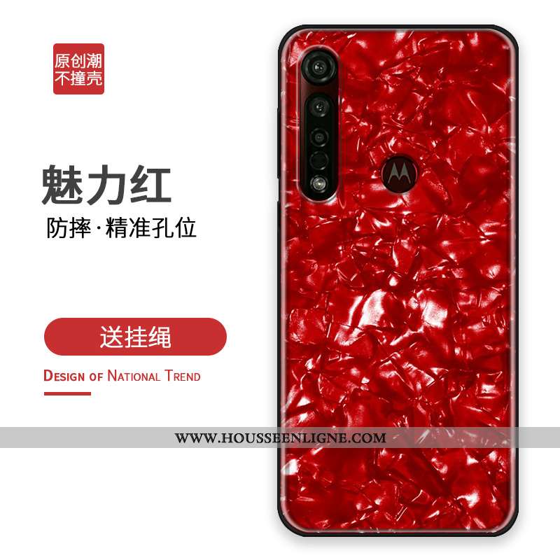 Coque Moto G8 Plus Tendance Silicone Tout Compris Étui Argent Personnalisé