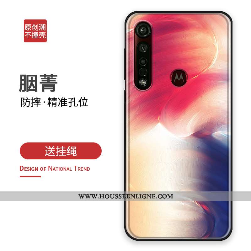 Coque Moto G8 Plus Tendance Silicone Tout Compris Étui Argent Personnalisé
