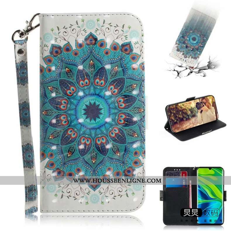 Coque Moto G8 Power Lite Charmant Cuir Téléphone Portable Dessin Animé Étui Vert Verte