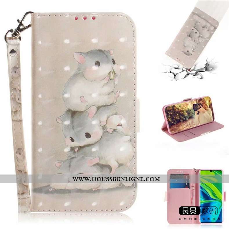Coque Moto G8 Power Lite Charmant Cuir Téléphone Portable Dessin Animé Étui Vert Verte