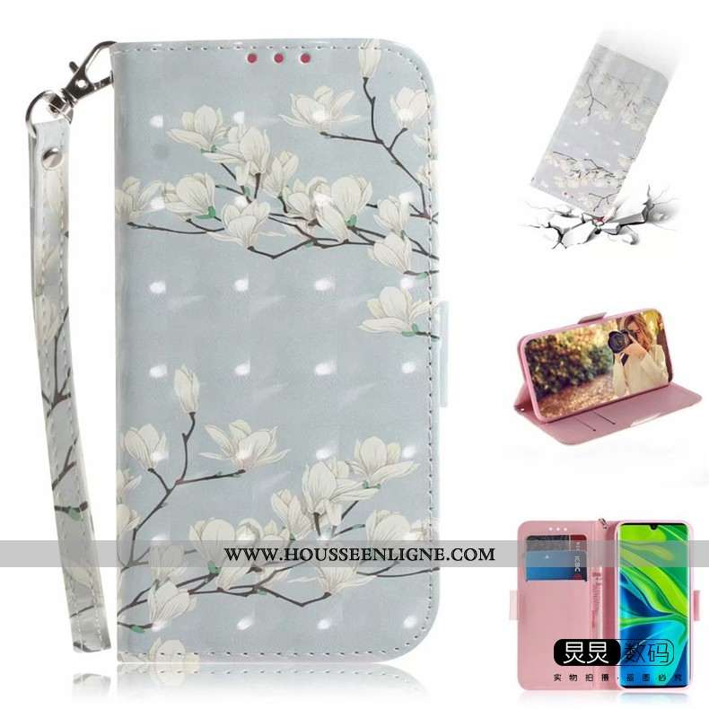 Coque Moto G8 Power Lite Charmant Cuir Téléphone Portable Dessin Animé Étui Vert Verte