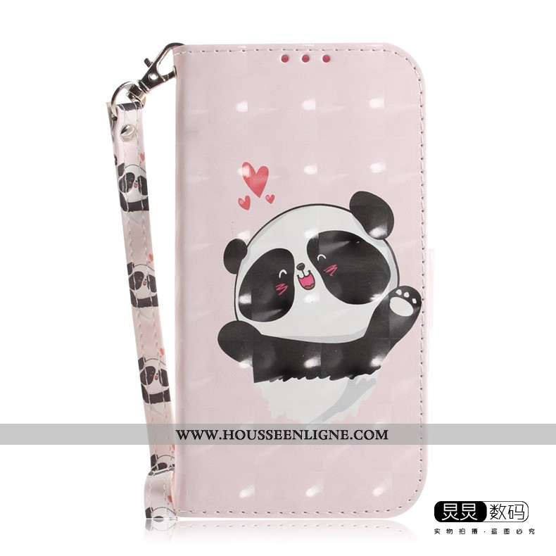 Coque Moto G8 Power Lite Charmant Cuir Téléphone Portable Dessin Animé Étui Vert Verte