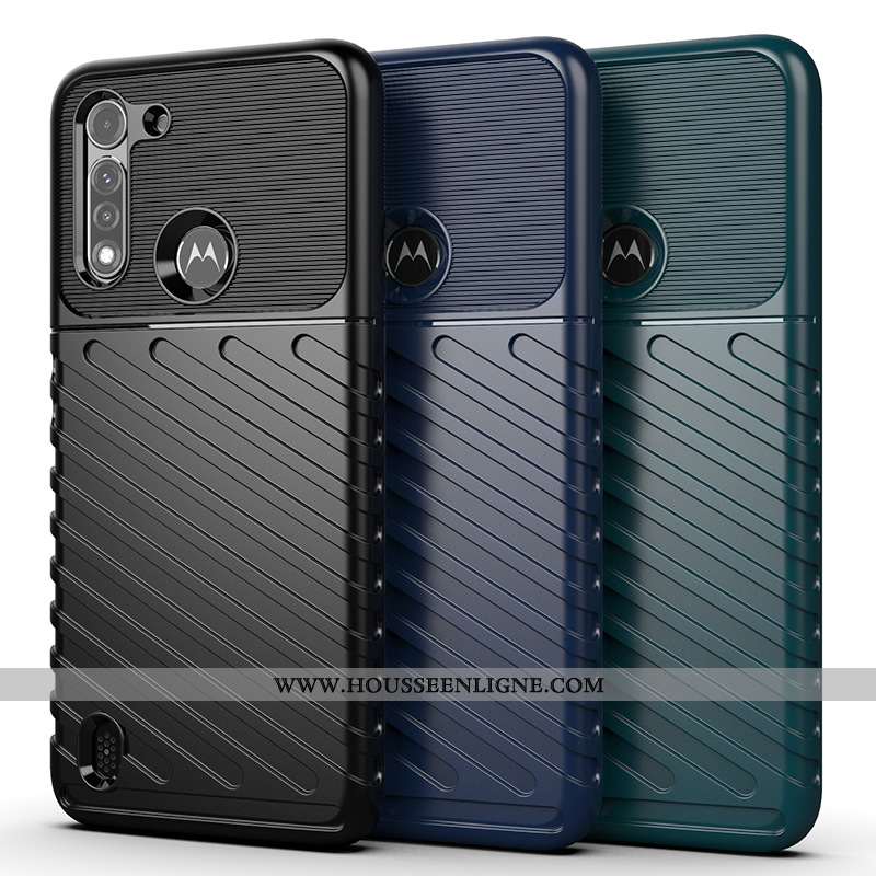 Coque Moto G8 Power Lite Protection Noir Étui Téléphone Portable Incassable