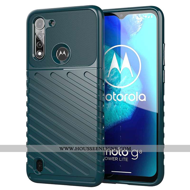 Coque Moto G8 Power Lite Protection Noir Étui Téléphone Portable Incassable