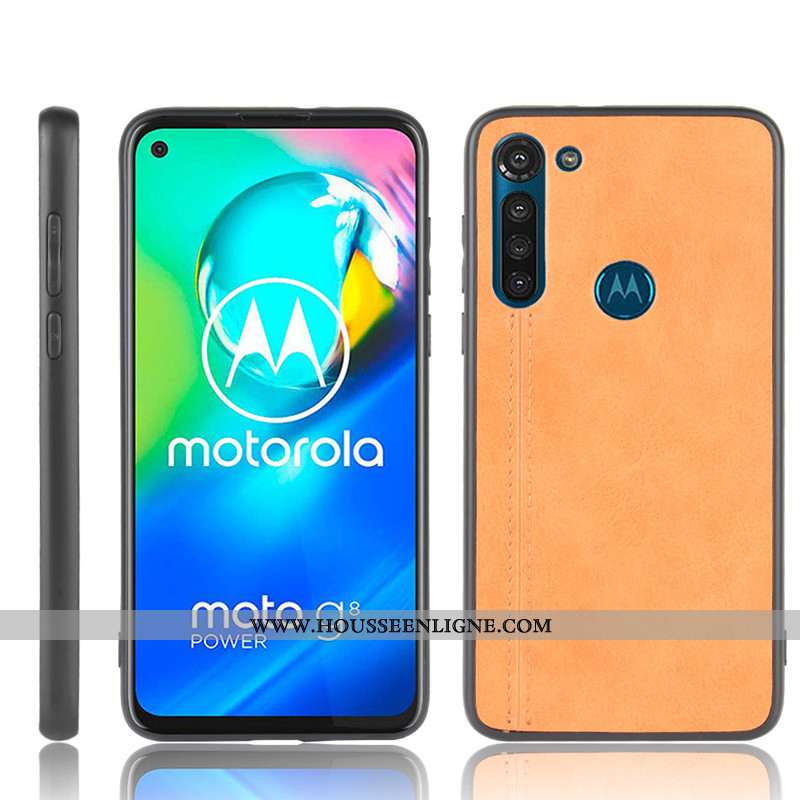 Coque Moto G8 Power Protection Modèle Fleurie Téléphone Portable Bovins Rouge Étui Difficile
