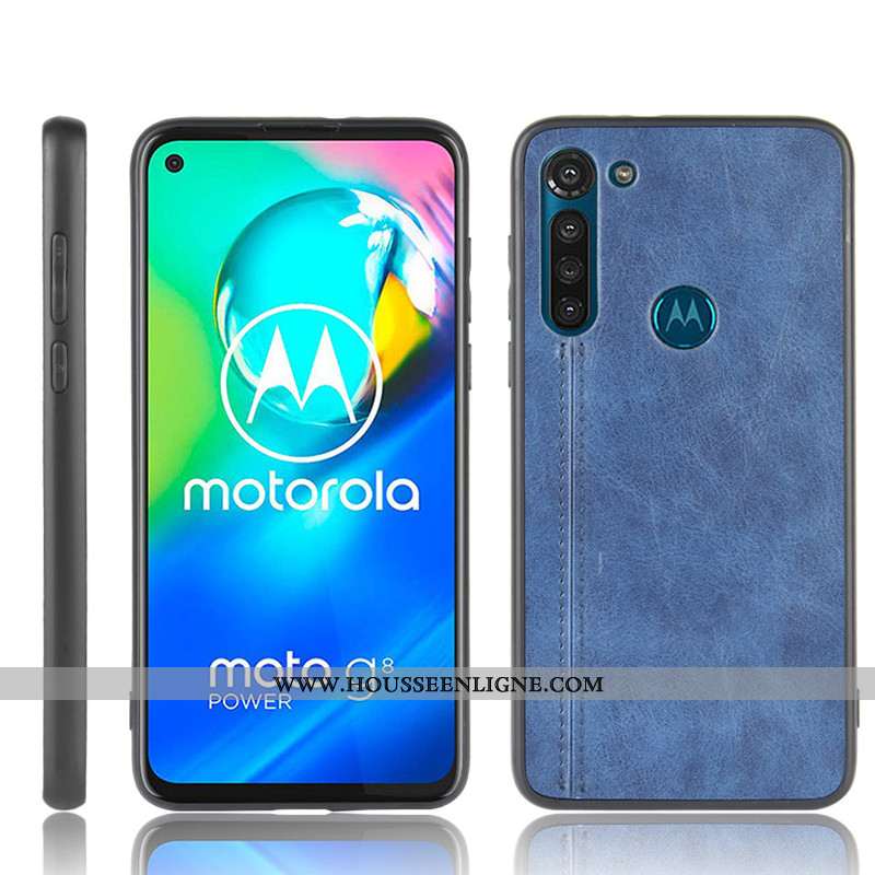 Coque Moto G8 Power Protection Modèle Fleurie Téléphone Portable Bovins Rouge Étui Difficile