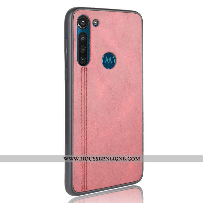 Coque Moto G8 Power Protection Modèle Fleurie Téléphone Portable Bovins Rouge Étui Difficile