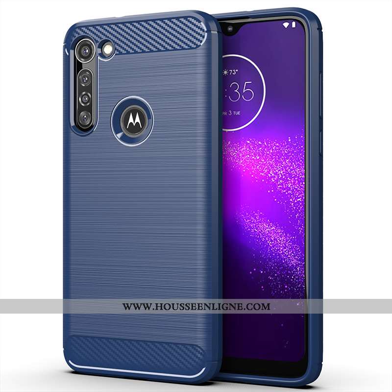 Coque Moto G8 Power Silicone Protection Incassable Étui Noir Téléphone Portable