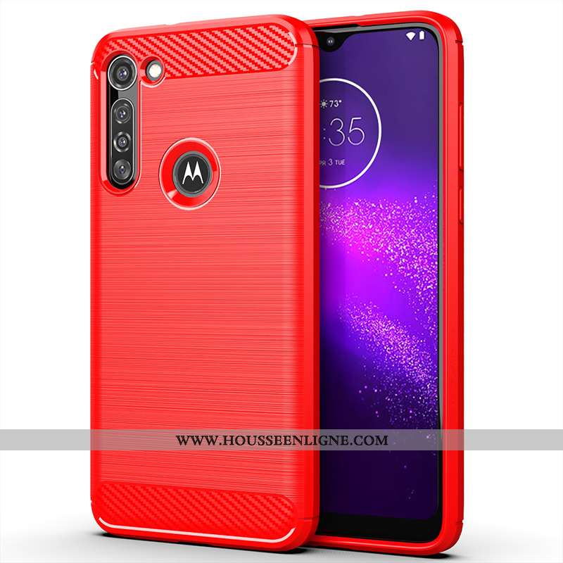 Coque Moto G8 Power Silicone Protection Incassable Étui Noir Téléphone Portable