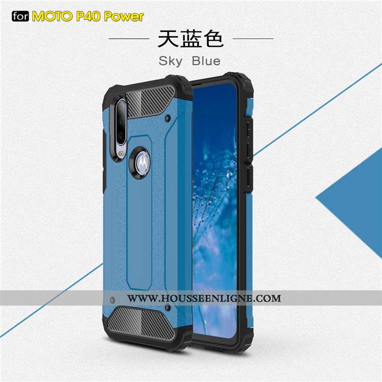 Coque Motorola One Action Tendance Protection Rouge Tout Compris Étui Téléphone Portable