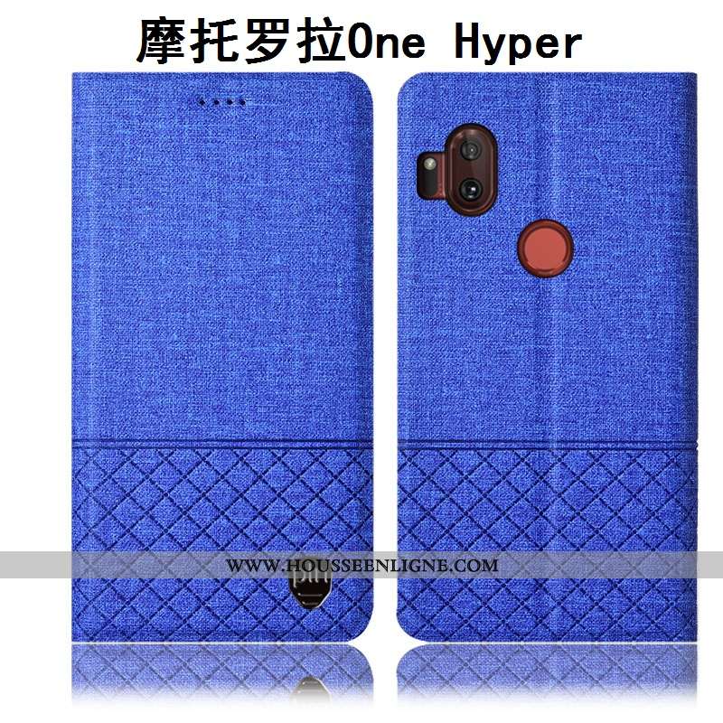 Coque Motorola One Hyper Protection Matelassé Étui Rose Tout Compris Téléphone Portable Housse