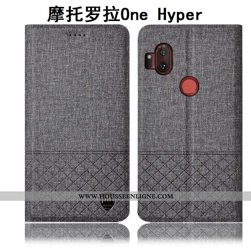 Coque Motorola One Hyper Protection Matelassé Étui Rose Tout Compris Téléphone Portable Housse