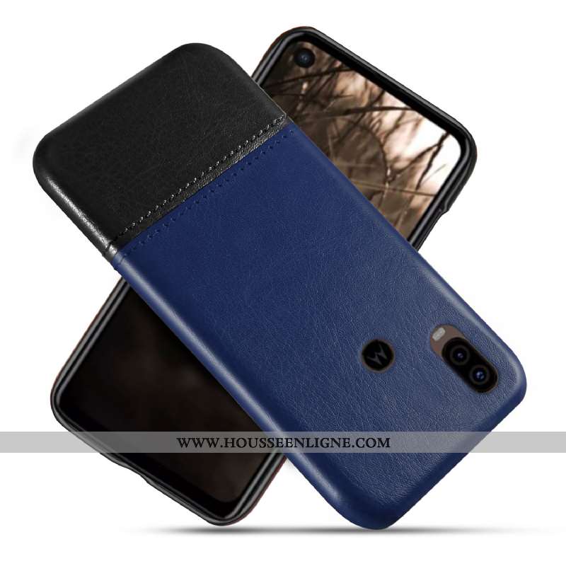 Coque Motorola One Vision Protection Téléphone Portable Rouge Étui Personnalisé