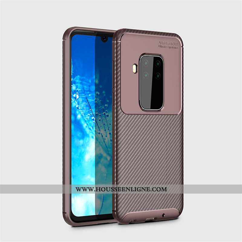 Coque Motorola One Zoom Fluide Doux Protection Fibre Étui Noir Délavé En Daim Business