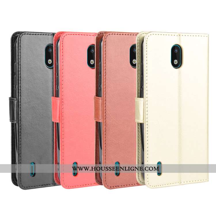 Coque Nokia 1.3 Ornements Suspendus Portefeuille Incassable Protection Housse Noir