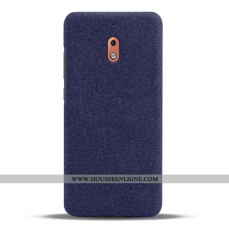 Coque Nokia 2.1 Légère Protection Tissu Incassable Téléphone Portable Légères Étui Gris