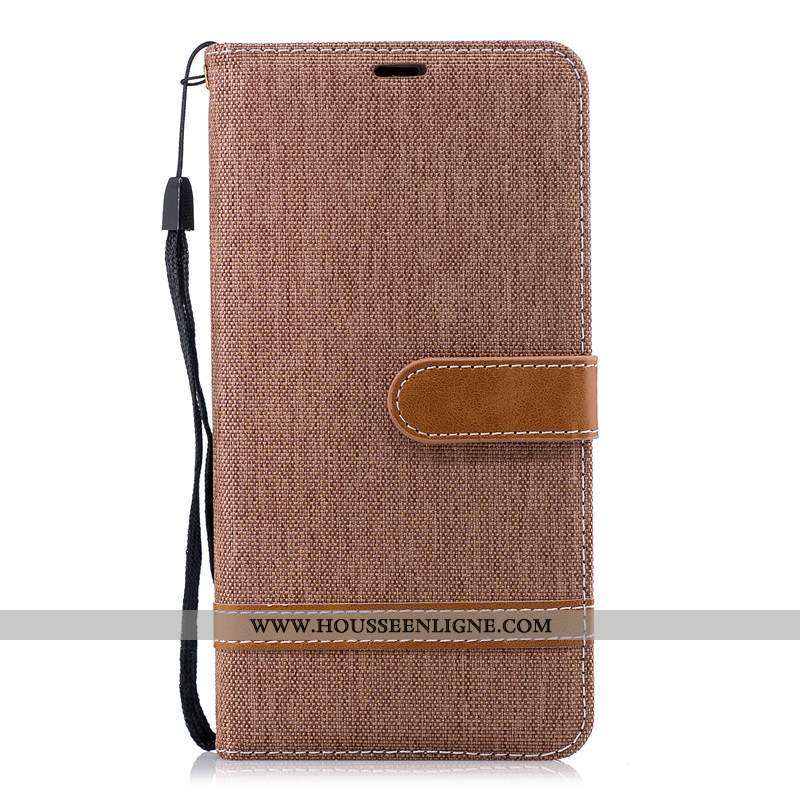 Coque Nokia 2.1 Personnalité Créatif Tissu Cuir Téléphone Portable Marron