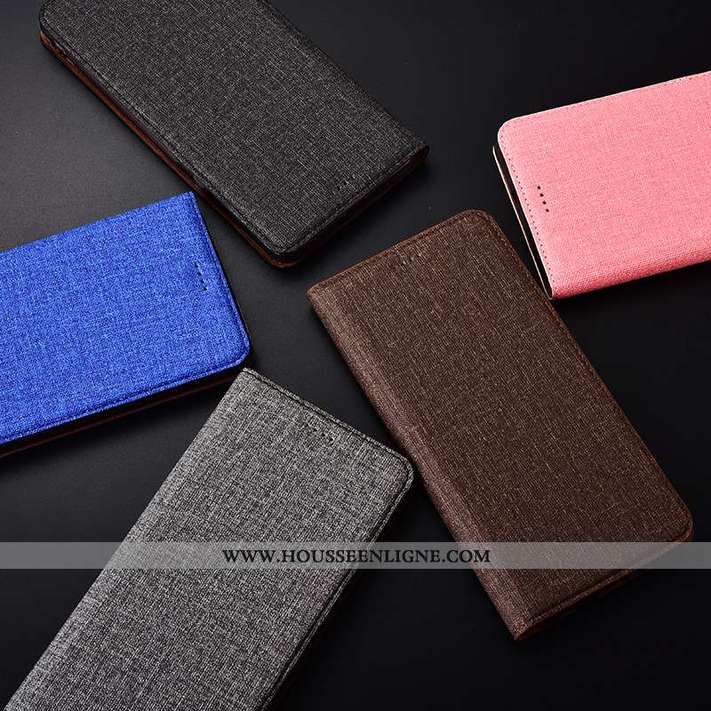 Coque Nokia 2.1 Protection Cuir Nouveau Incassable Fluide Doux Lin Tout Compris Bleu
