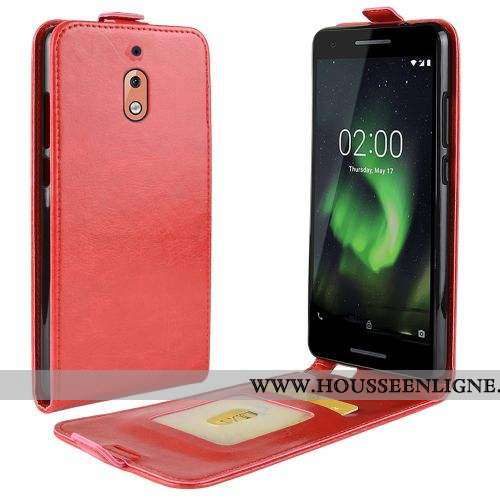 Coque Nokia 2.1 Silicone Protection Clamshell Section Verticale Blanc Téléphone Portable Blanche