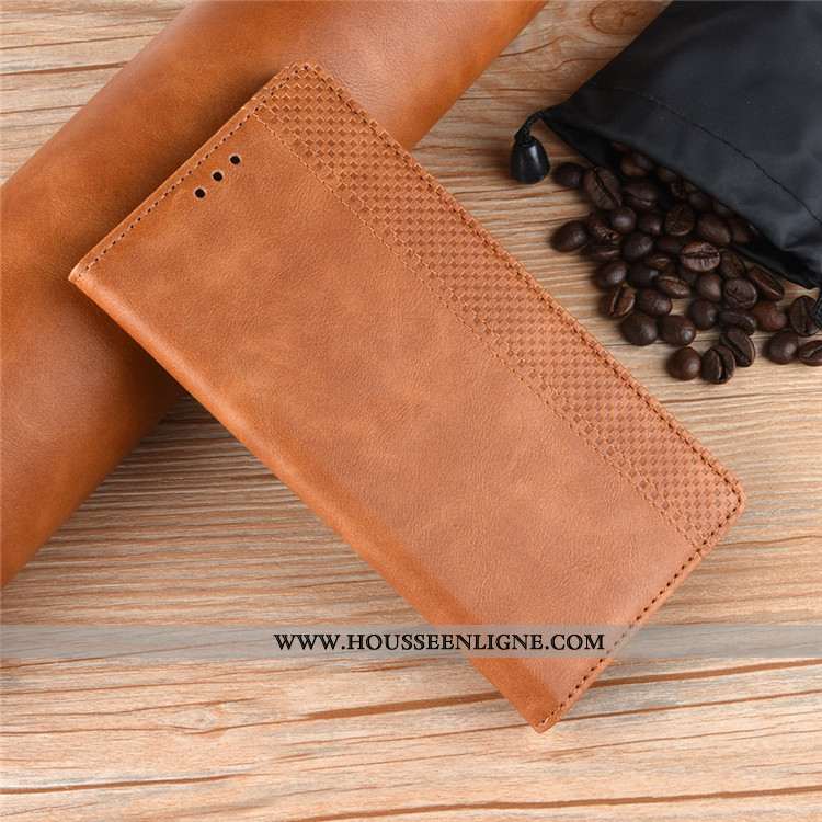 Coque Nokia 2.2 Cuir Protection Incassable Noir Étui Housse