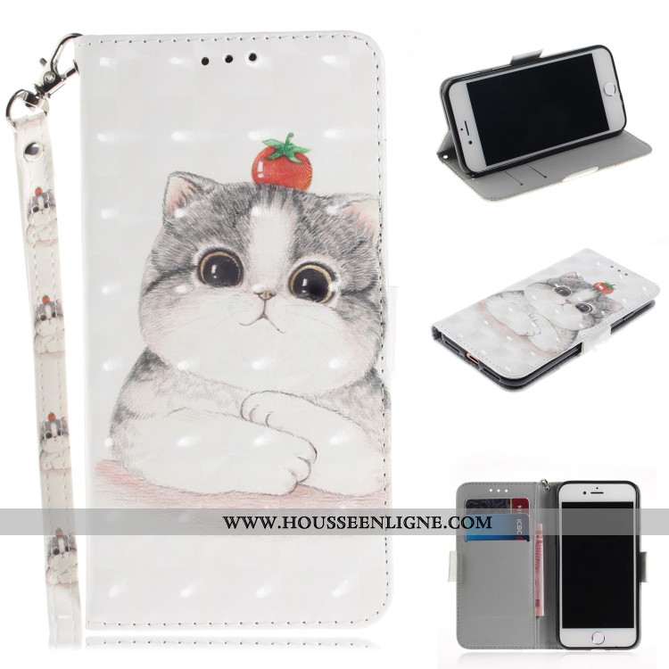 Coque Nokia 2.2 Portefeuille Cuir Housse Étui Pu Carte Blanche