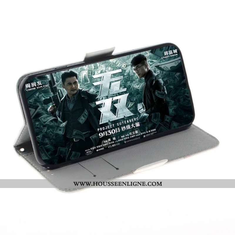 Coque Nokia 2.2 Portefeuille Cuir Housse Étui Pu Carte Blanche