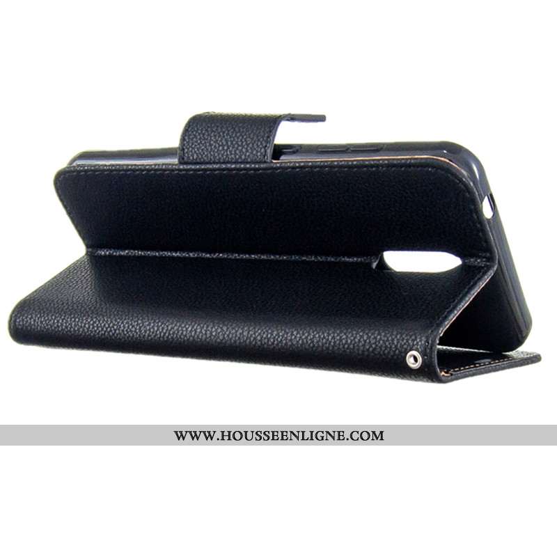 Coque Nokia 2.3 Cuir Protection Portefeuille Téléphone Portable Tout Compris Noir