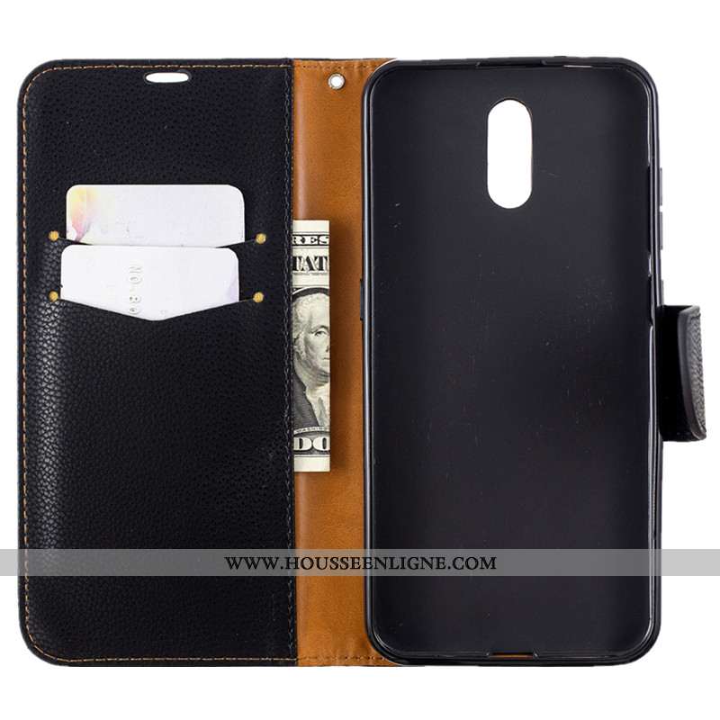 Coque Nokia 2.3 Cuir Protection Portefeuille Téléphone Portable Tout Compris Noir