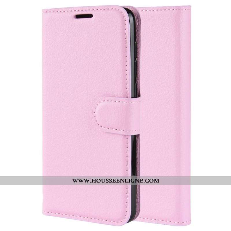 Coque Nokia 2.3 Protection Portefeuille Clamshell Étui Support Carte Marron