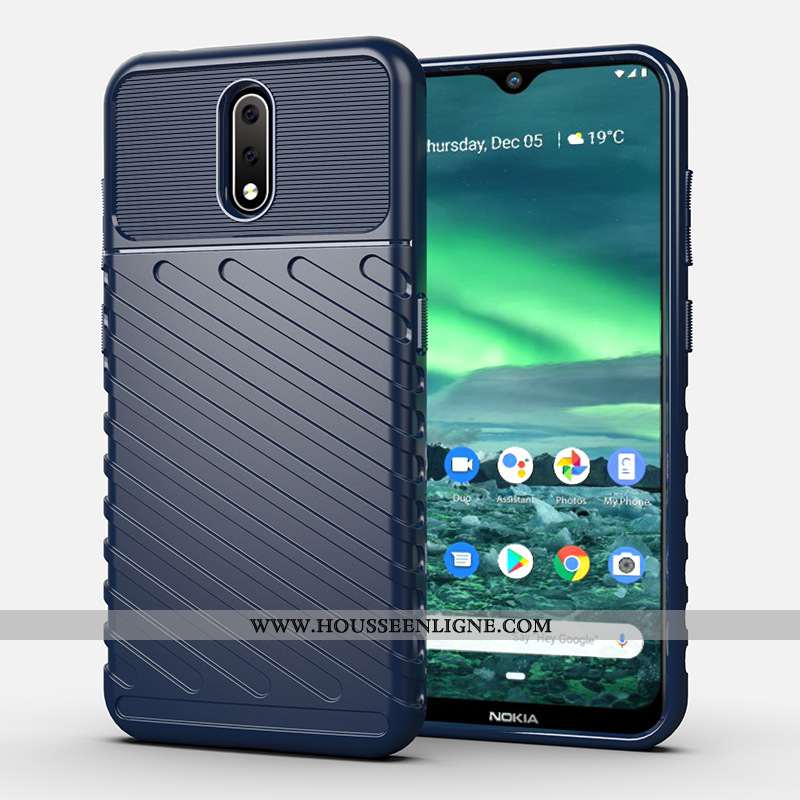Coque Nokia 2.3 Silicone Bleu Téléphone Portable Incassable