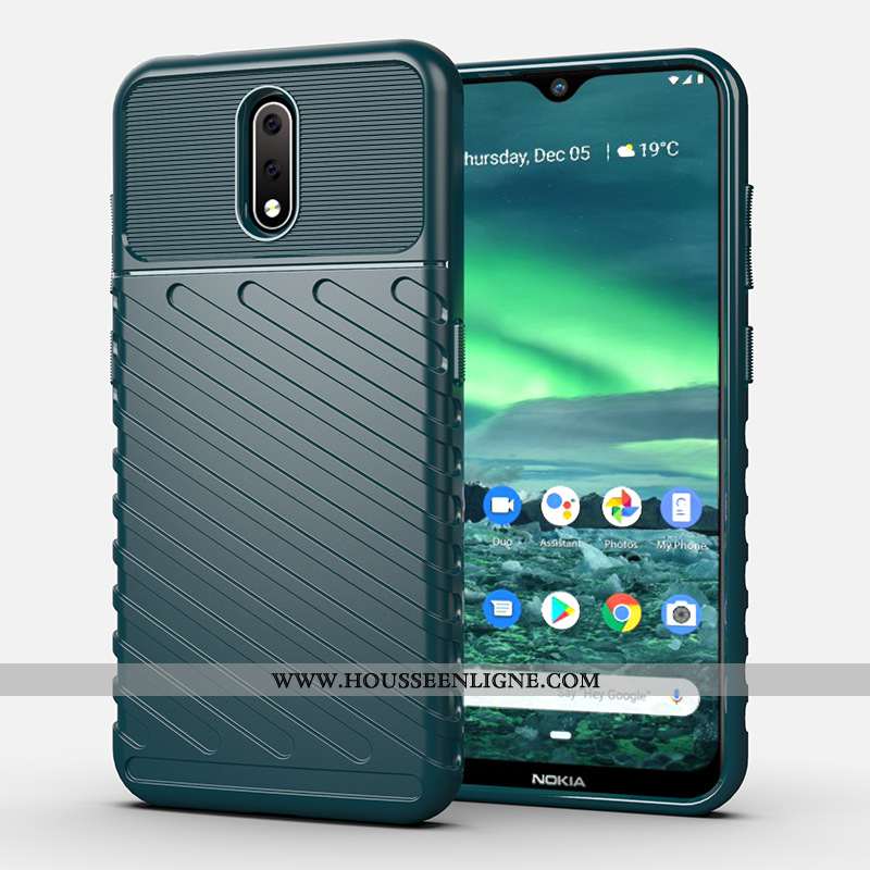 Coque Nokia 2.3 Silicone Bleu Téléphone Portable Incassable