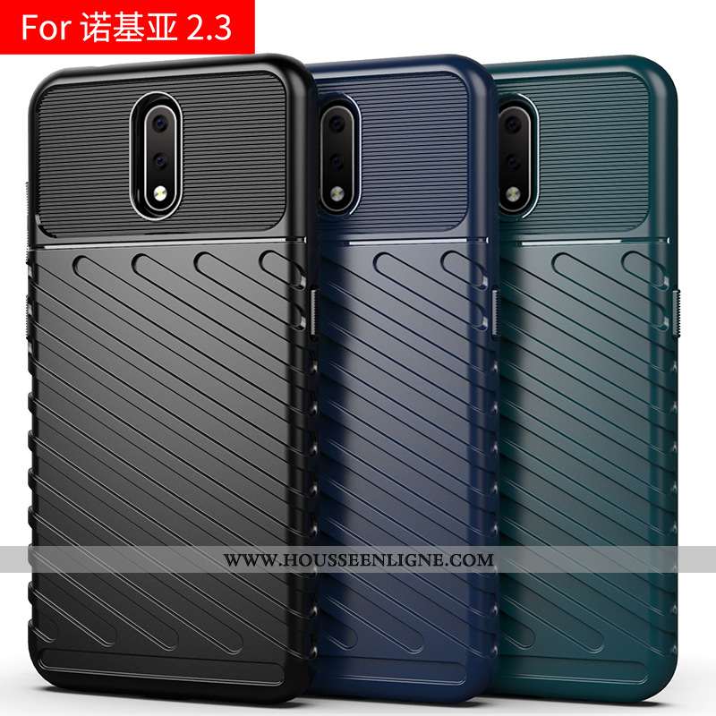 Coque Nokia 2.3 Silicone Bleu Téléphone Portable Incassable