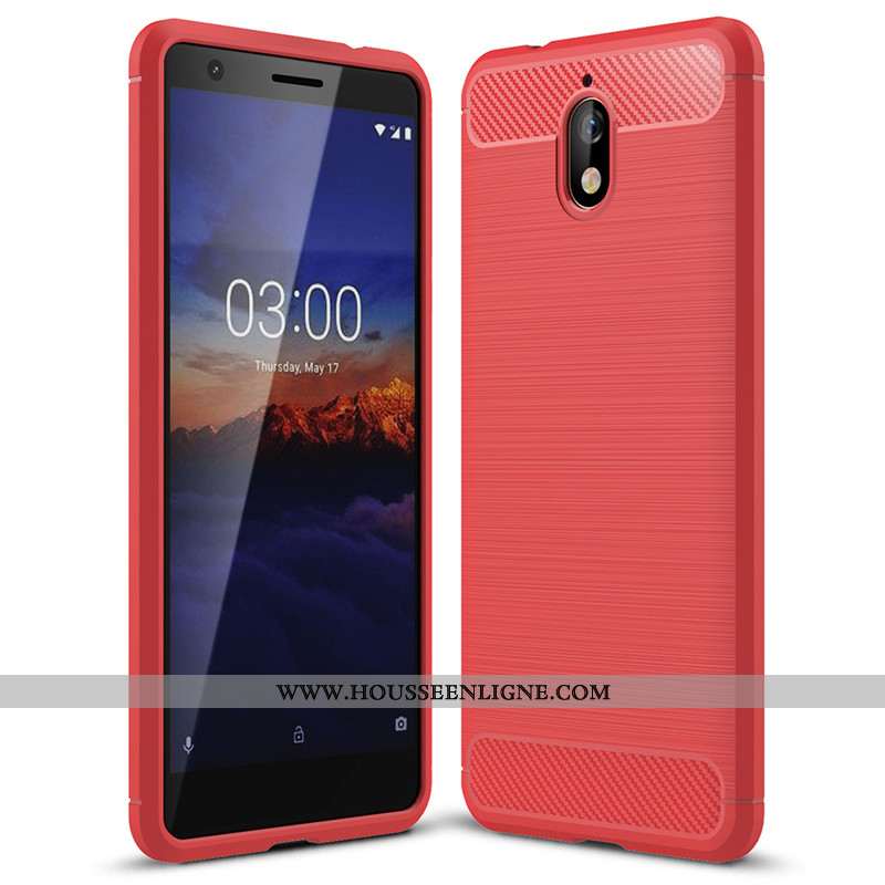 Coque Nokia 3.1 Mode Protection Silicone Nouveau Tout Compris Fluide Doux Noir