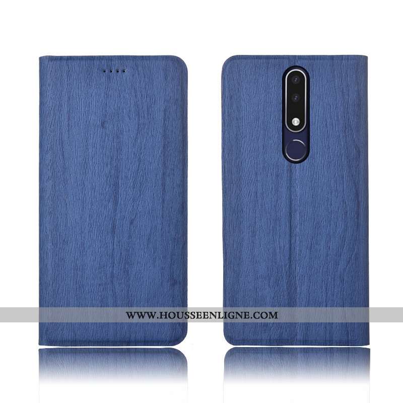 Coque Nokia 3.1 Plus Protection Cuir Étui Clamshell Incassable Fluide Doux Nouveau Rose