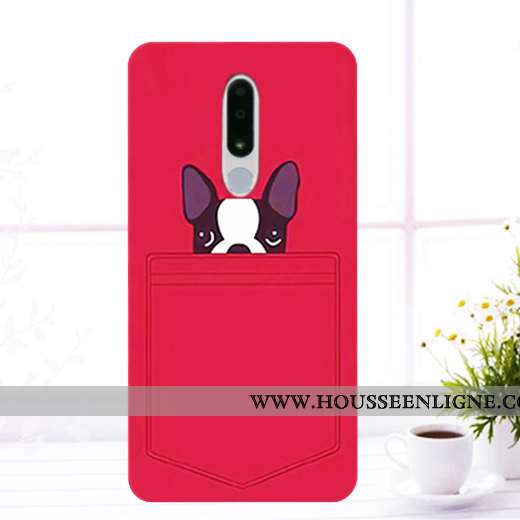 Coque Nokia 3.1 Plus Protection Fluide Doux Étui Incassable Noir Téléphone Portable