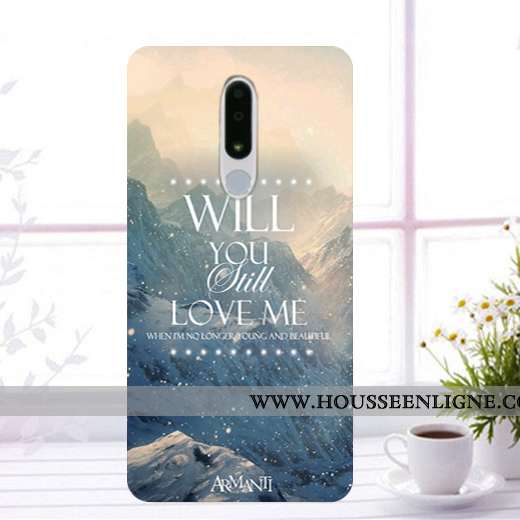 Coque Nokia 3.1 Plus Protection Fluide Doux Étui Incassable Noir Téléphone Portable