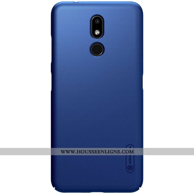 Coque Nokia 3.2 Légère Délavé En Daim Incassable Étui Or Téléphone Portable Doré